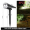 Focos Solares LED 2 Luces Luz Blanca 4 Piezas