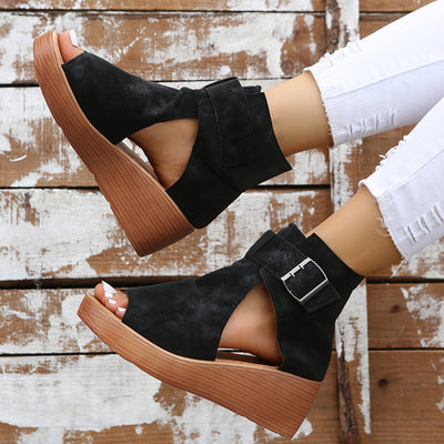 Sandalias Plegables de Verano con Talón Alto - Diseño Minimalista para Playa - Image 4