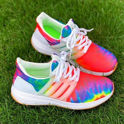 Zapatillas Deportivas Mujer Talla Grande con Suela Gruesa y Diseño Graffiti - Image 12