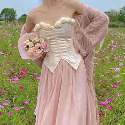 Cómoda Vintage Francesa con Patrón Espina de Pez