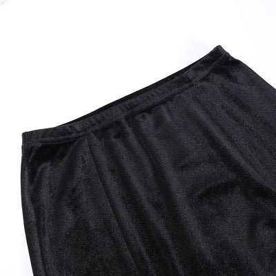 Falda Slim Cintura Alta con Moño y Abertura - Image 11