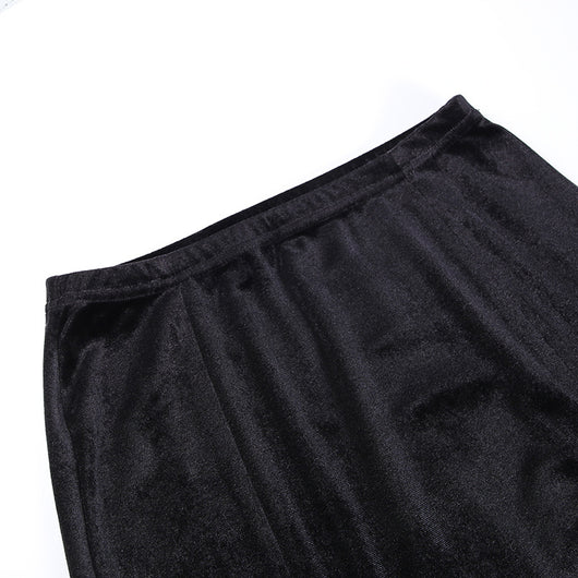 Falda Slim Cintura Alta con Moño y Abertura - Image 11