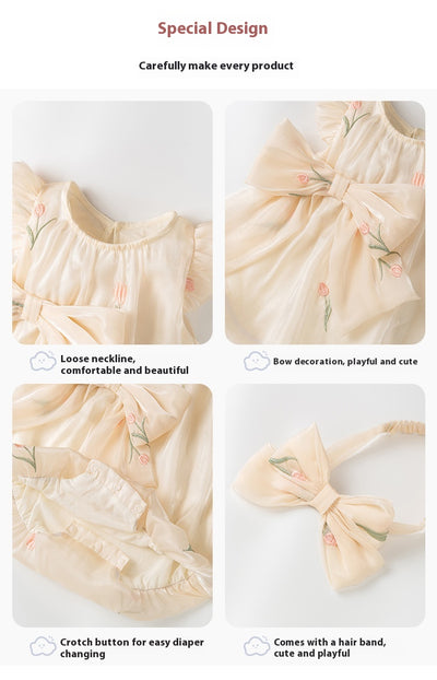 Enterizo Ligero para Bebé Niña - Ropa Fresca de Verano - Image 10