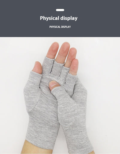 Guantes de Cuidado Preventivo en Fibra de Carbón de Bambú Gris Claro - Image 16
