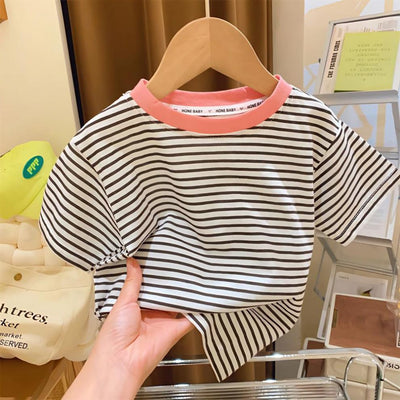 Blusa para Bebé Niña con Rayas de Contraste - Image 7