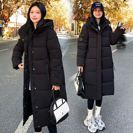 Chaqueta Acolchada de Algodón Grueso - Estilo Coreano Impermeable al Frío - Image 3