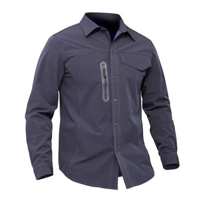 Camisa Táctica Outdoor Secado Rápido con Stretch para Hombre - Image 4