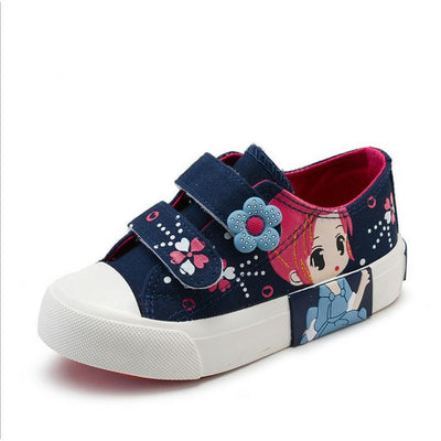 Zapatos de Lona para Niñas Talla 9 - Diseño Otoñal Cómodo