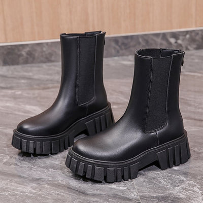 Botas Martin con Cierre Trasero - Estilo Street Wear Moderno - Image 4