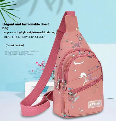 Mochila Bandolera Mujer con Tela Oxford - Bolsa Pecho Cruzada - Image 12