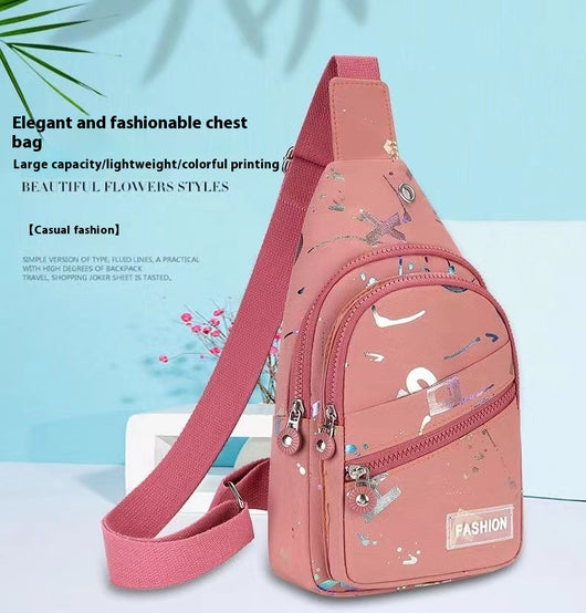 Mochila Bandolera Mujer con Tela Oxford - Bolsa Pecho Cruzada - Image 12
