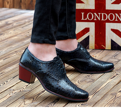 Zapatos de Moda Británica para Hombre con Punta Elevada - Image 8