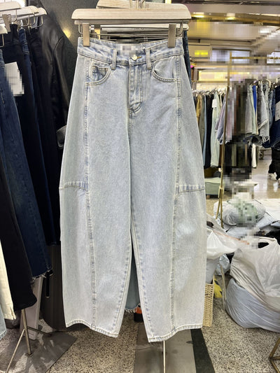 Pantalones Baggy Denim Lavado Banana Estilo Coreano - Image 15