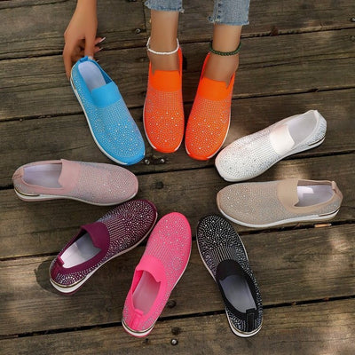 Zapatos Slip-On Flyknit Transpirables - Comodidad de Calcetín
