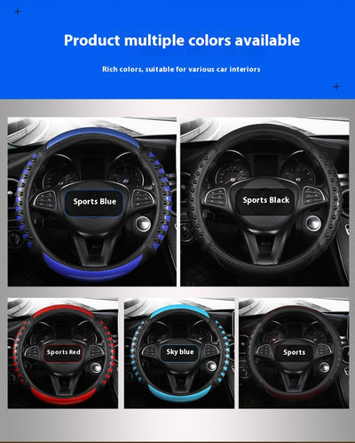 Funda de Volante de Cuero y Silicona para Todas las Estaciones - Image 29