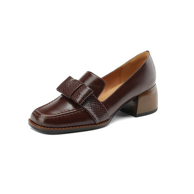 Zapatos Ejecutivos de Cuero Suave con Tacón Robusto - Image 13