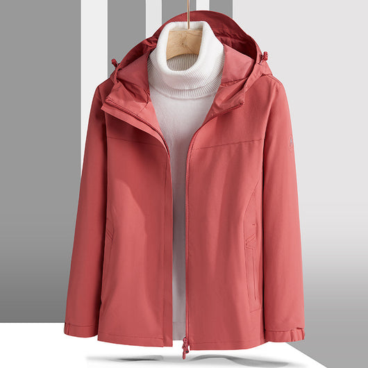 Chaqueta de Montaña Impermeable y Cortavientos Tallas Grandes - Image 6