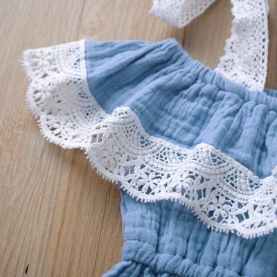 Jumpsuit Monohombro de Encaje para Niña - Diseño Moderno y Elegante - Image 9