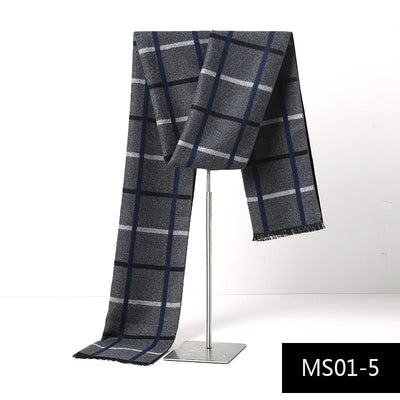 Bufanda de Cachemira para Hombre Otoño Invierno - Image 5