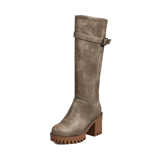 Botas Martin para Mujer con Tacón Grueso y Caña Alta - Image 9