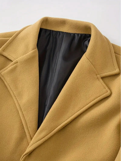 Abrigo Slim Fit con Solapa Europea - Corte Moderno y Elegante - Image 30