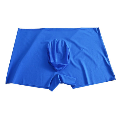 Bóxers de Seda Helada para Hombre - Cintura Media Color Sólido Verano - Image 4