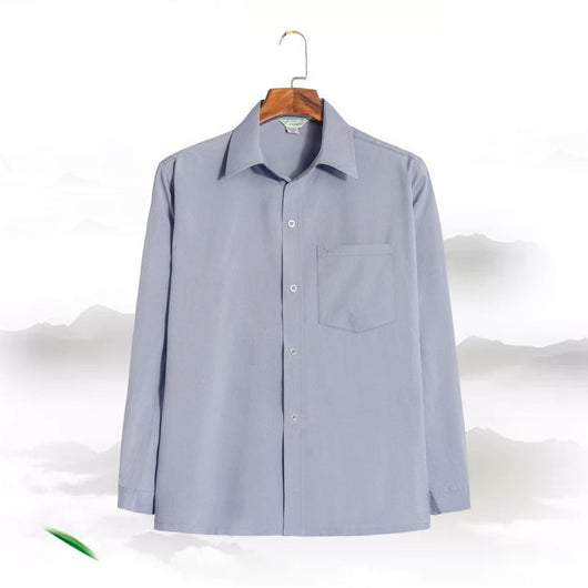 Camisa Casual Suelta de Manga Larga para Hombre - Image 5