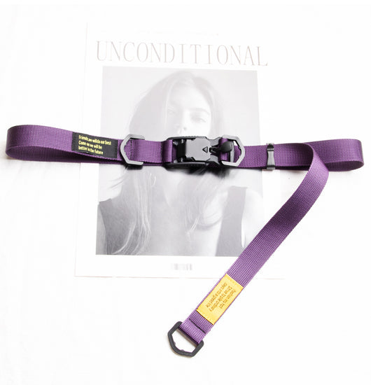 Cinturón de Lona con Hebilla Magnética para Hombre y Mujer - Image 6
