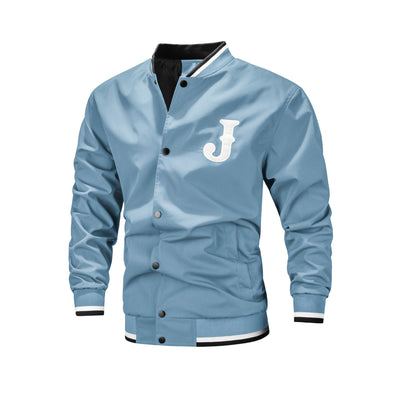 Chaqueta Deportiva Casual para Hombre con Bordado de Letras - Image 7