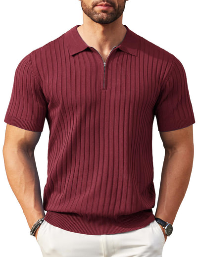 Polo Deportivo Hombre Manga Corta con Cierre - Estilo Golf Casual - Image 9