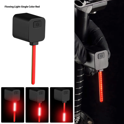 Luz Trasera LED para Bicicleta con Indicador de Seguridad Nocturna - Image 10
