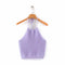Blusa Halter Cuello Cruzado Versátil para Mujer