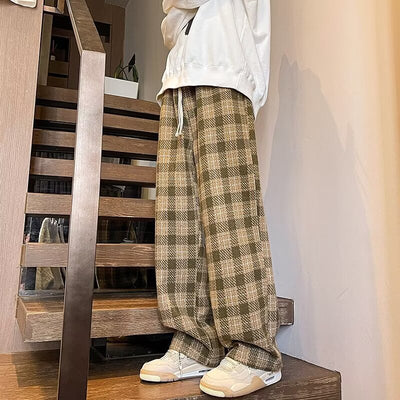 Pantalones Casuales Rectos Holgados con Caída Fluida - Image 6