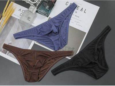 Bóxer Transparente Hombre Cintura Baja Seda Hielo Ultrafino Tanga - Image 19