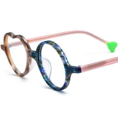Gafas de Corazón Multicolor con Lentes Esmeriladas para Mujer - Image 7