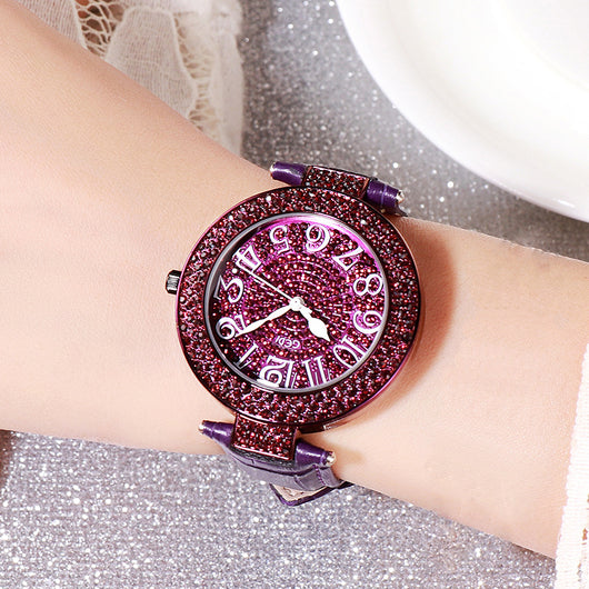 Reloj de Mujer Resistente al Agua con Esfera Grande - Diseño Moderno Estudiante - Image 9