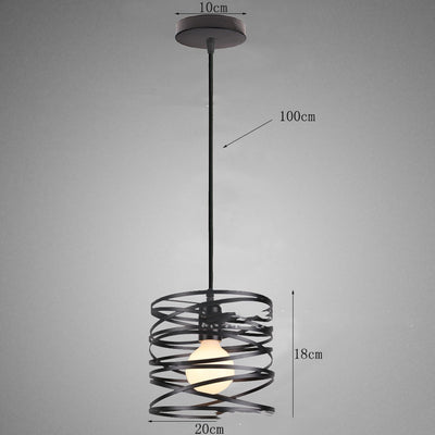 Lámpara Colgante Minimalista de Hierro para Restaurante y Bar - Image 6