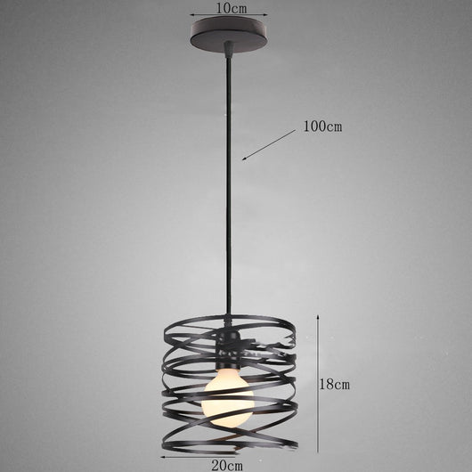 Lámpara Colgante Minimalista de Hierro para Restaurante y Bar - Image 6