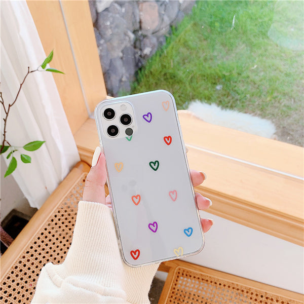 Funda Transparente de Silicona para Móvil Love