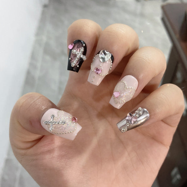 Uñas Postizas Adhesivas - Parches de Uñas Decorativas