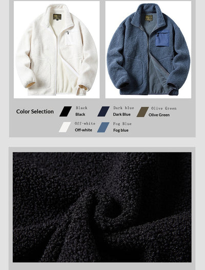 Cardigan Polar Fleece para Hombre - Abrigo Térmico Outdoor - Image 15