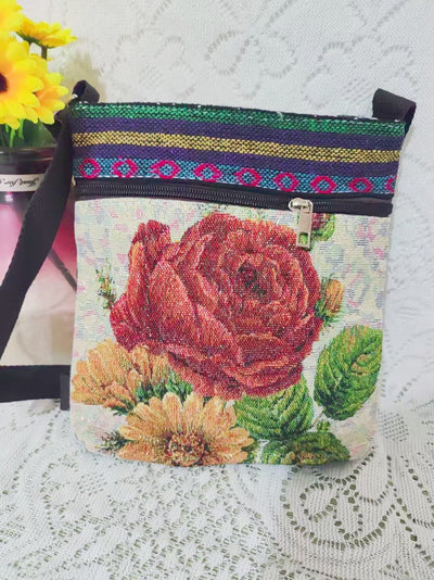 Bolso Bandolera Bordado Étnico con Elefante y Mariposa Estilo Chino - Image 28