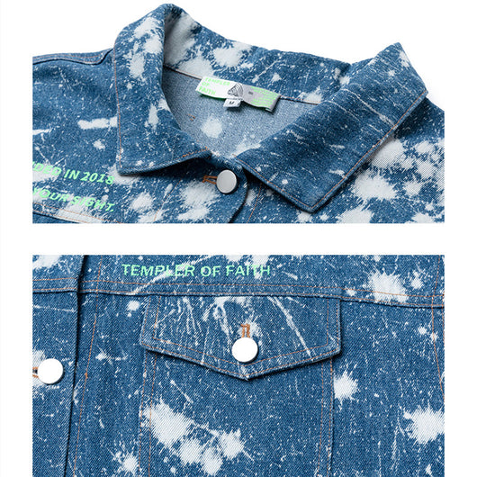 Chaqueta Denim Oversized Tie Dye con Lavado Artesanal - Image 14