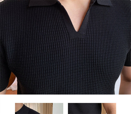 Camisa Cuello V Elegante sin Botones - Versátil y Moderna - Image 7