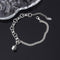 Pulsera Doble Capa Plata 925 Bola de Deseos Negro Hao