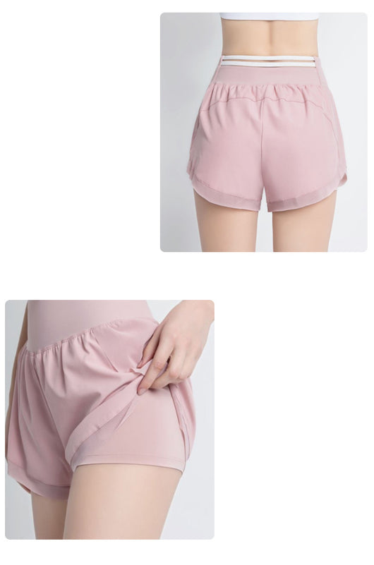 Pantalones Deportivos Holgados Dos Capas Anticarrera - Image 15