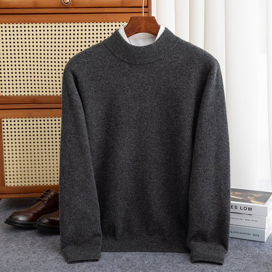 Suéter de Cuello Medio en Lana para Hombre - Image 15