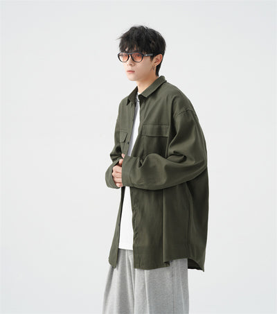 Camisa Jacket Casual Oversize para Hombre - Talla Grande - Image 30