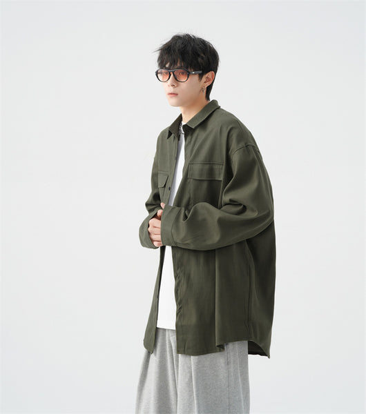 Camisa Jacket Casual Oversize para Hombre - Talla Grande - Image 30