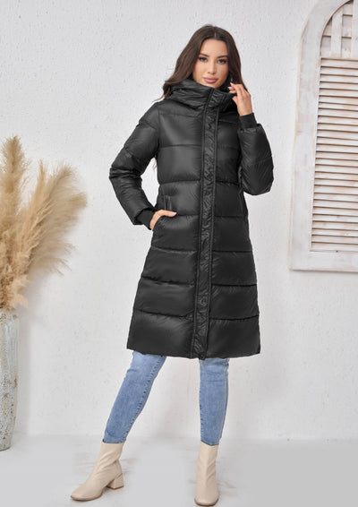 Abrigo Acolchado de Algodón para Mujer - Elegancia y Calidez - Image 13